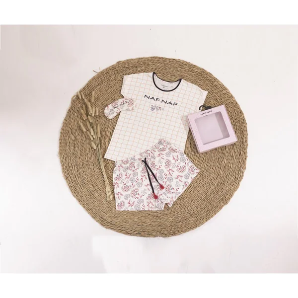 Pyjama femme - ecru en coton Naf Naf homewear