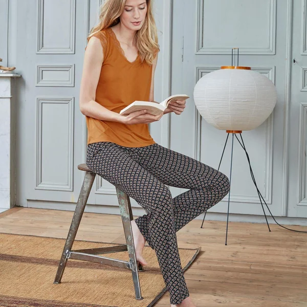 Pyjama femme PHARAPYJ marron caramel Becquet