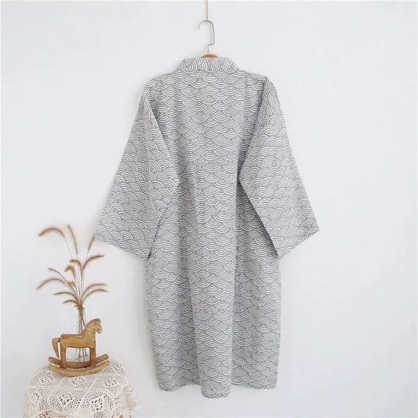 Pyjama Kimono Japonais Vagues