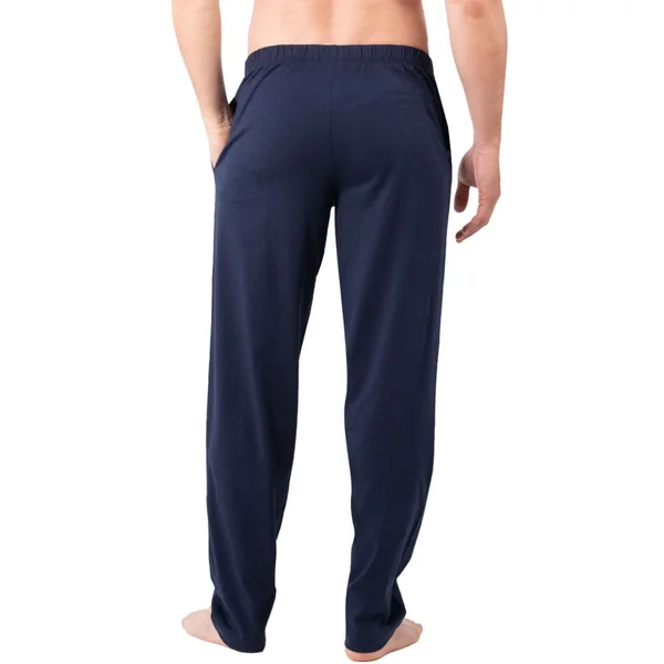 Pyjama long col ouvert homme Casual Eminence multicolore en coton Eminence
