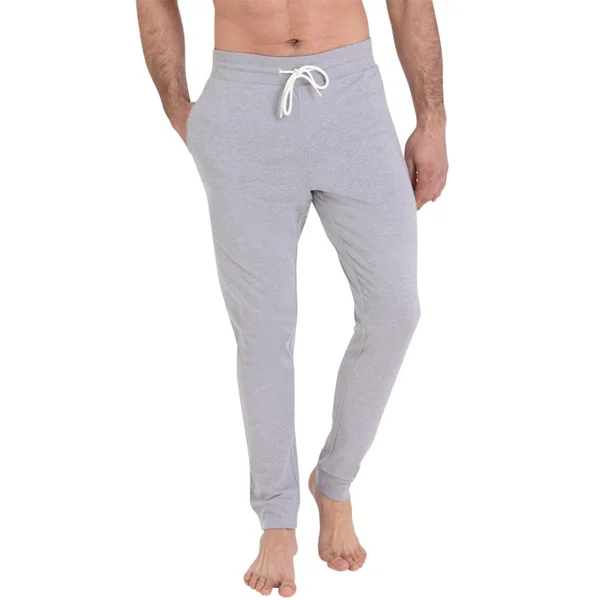 Pyjama long col rond homme Sport Athena multicolore en coton Athéna
