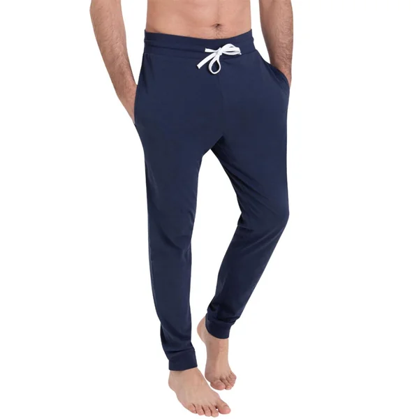 Pyjama long manches courtes col rond homme Summer Athena multicolore en coton Athéna