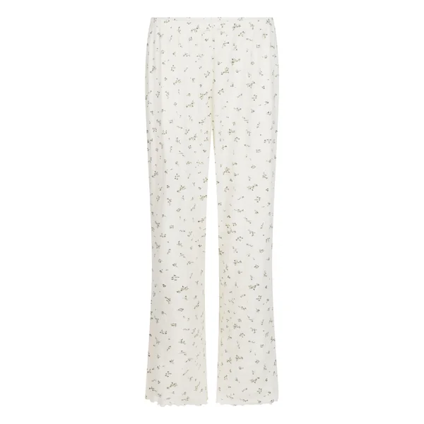 Pyjama Pant Loose Pointelle - Blanc