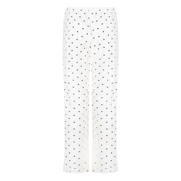 Pyjama Pant Loose Pointelle - Blanc