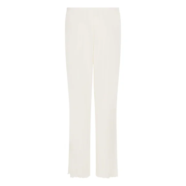 Pyjama Pant Loose Pointelle - Blanc