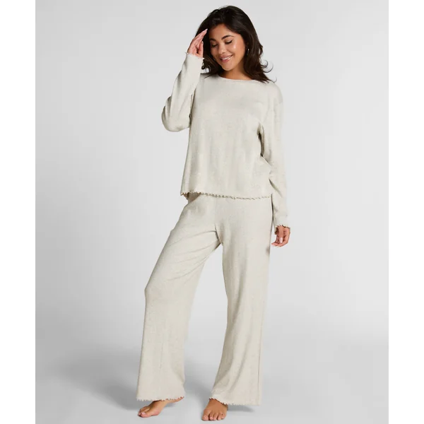 Pyjama Pant Loose Pointelle - Gris