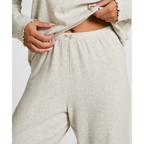 Pyjama Pant Loose Pointelle - Gris