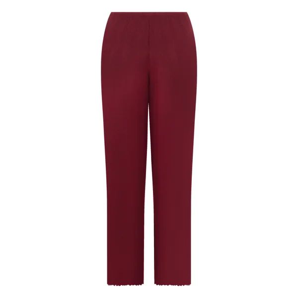 Pyjama Pant Loose Pointelle - Rouge