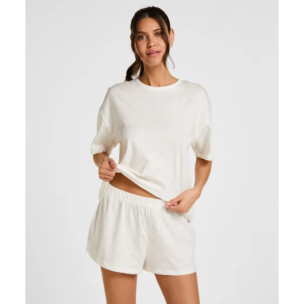 Pyjama set de coton - Blanc