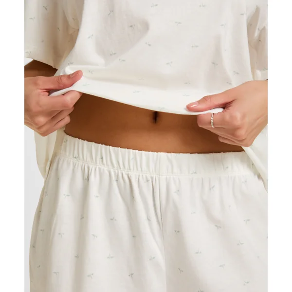 Pyjama set de coton - Blanc