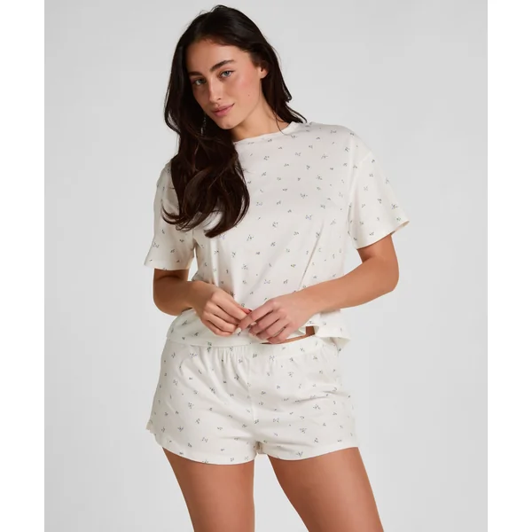 Pyjama set de coton - Blanc