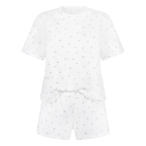 Pyjama set de coton - Blanc