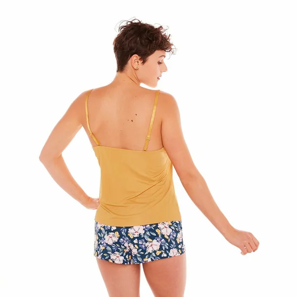 Pyjama short Pomm Poire ZAZIE jaune Pomm Poire