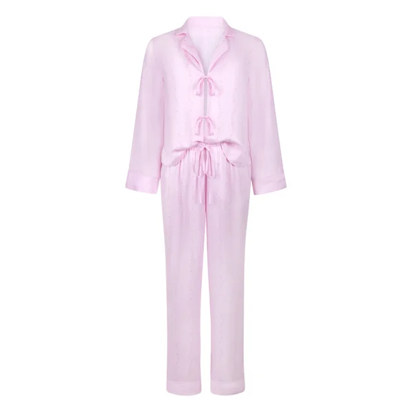 Pyjama tissé Monchou - Rose