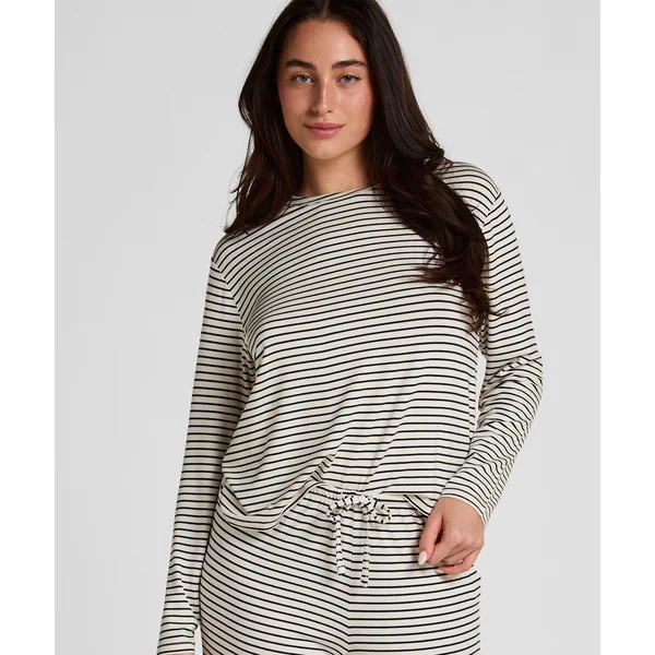 Pyjama Top Loose Jersey - Blanc