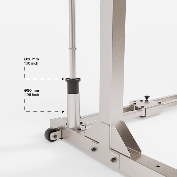 Rack de musculation 120 kg pliable en 2 sec et ultra-compact