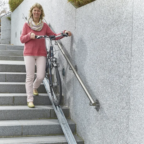 Rampe vélos escalier Mottez