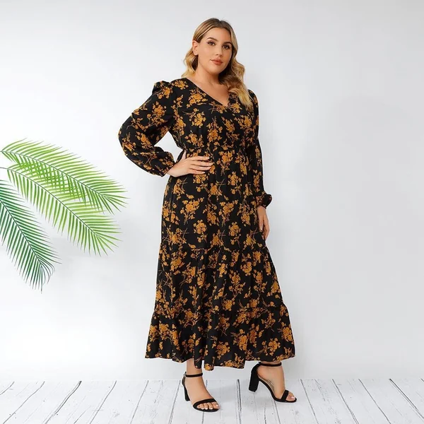 Ravissante Robe Bohème Grande Taille