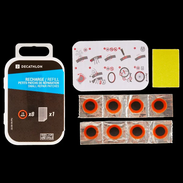 Recharge patchs de reparation chambre a air velo petit format