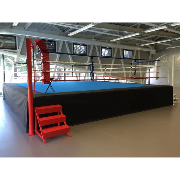 Ring boxe compétition 6m Ext. 5m Int. Podium 1m Sportcom