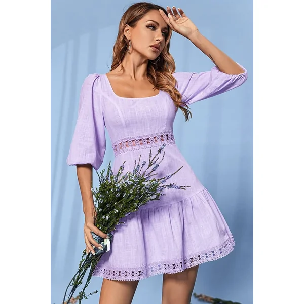 Robe A Lacet Champêtre