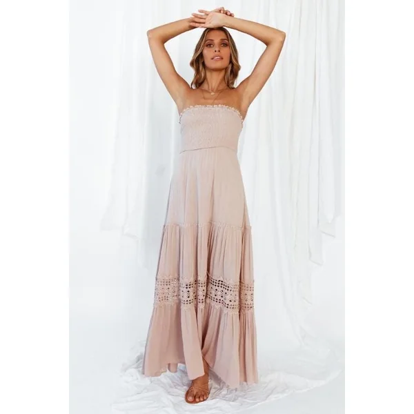 Robe Blanche De Mariage Bohème De Plage