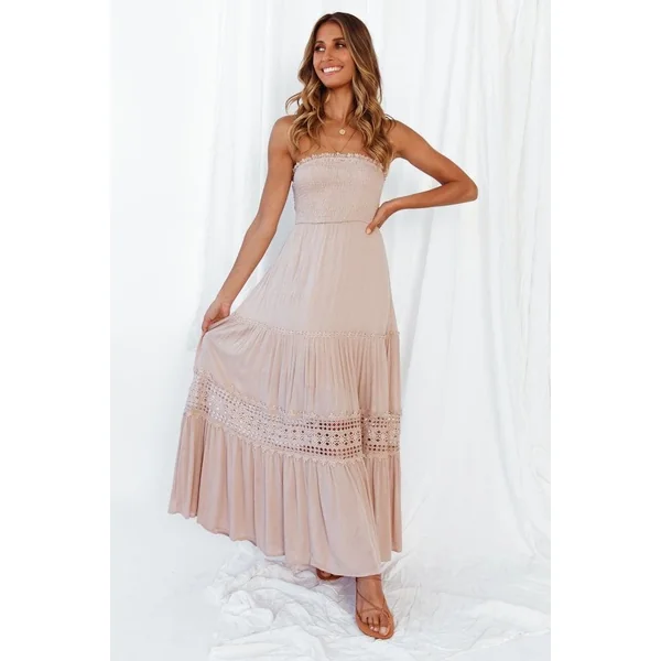Robe Blanche De Mariage Bohème De Plage