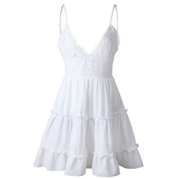 Robe Blanche Hippie Bohème – Mahaut