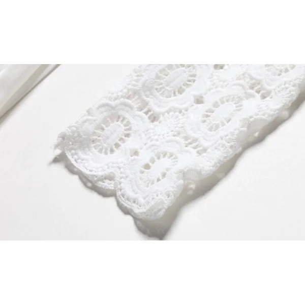 Robe Blanche Longue Dentelle Bohème