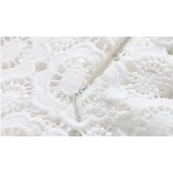 Robe Blanche Longue Dentelle Bohème