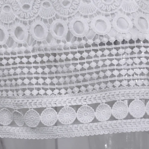 Robe Boho Blanche Cintrée