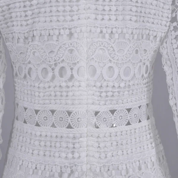 Robe Boho Blanche Cintrée