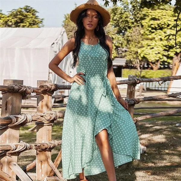 Robe Bohème A Pois