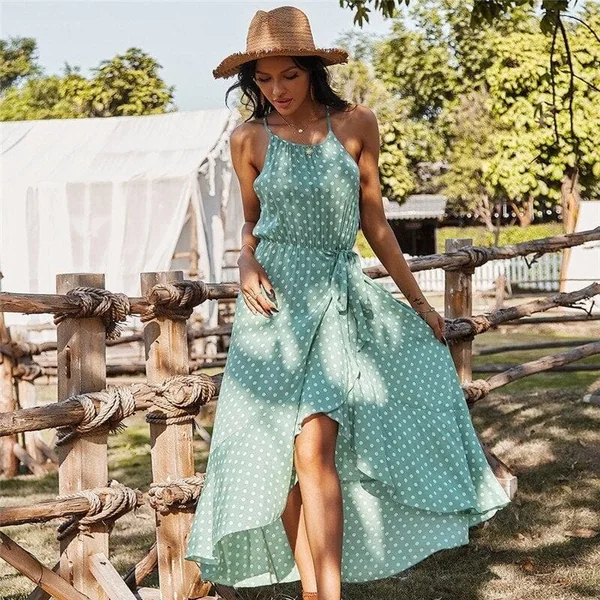 Robe Bohème A Pois