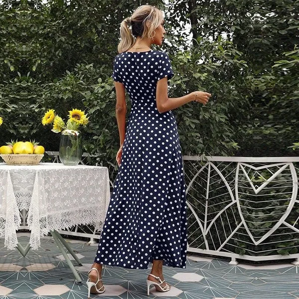 Robe Bohème A Pois