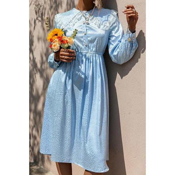 Robe Bohème Bleu Bébé