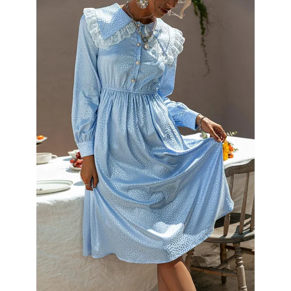 Robe Bohème Bleu Bébé