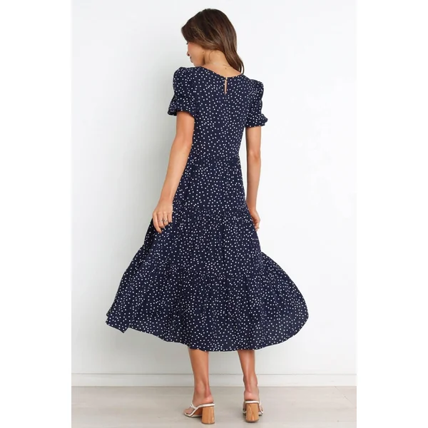 Robe Bohème Bleu Marine
