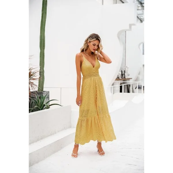 Robe Bohème Bleu Poussière