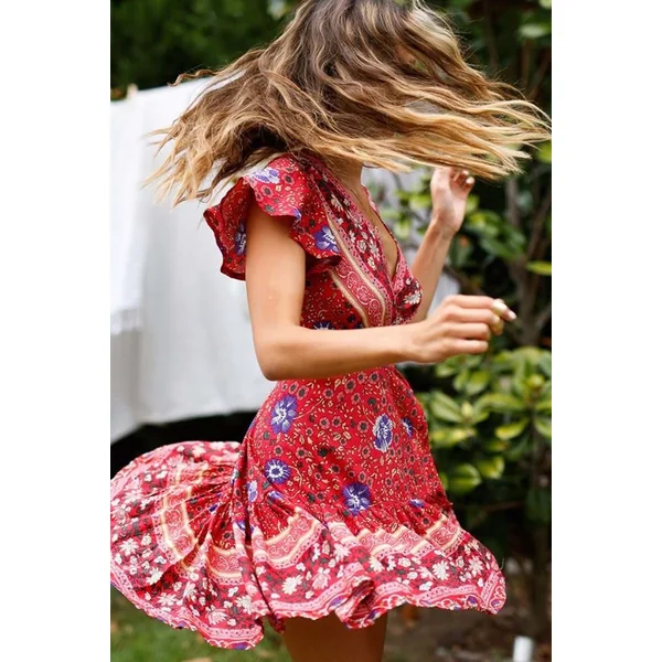 Robe bohème champêtre & chic
