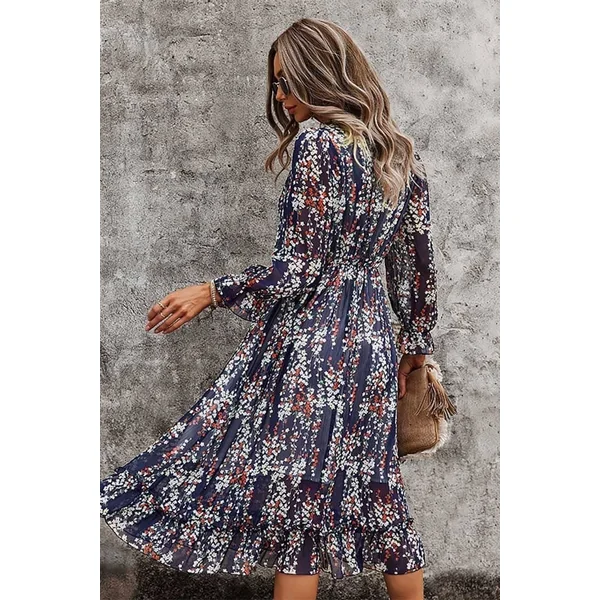 Robe Bohème Chic Automne – Goldie