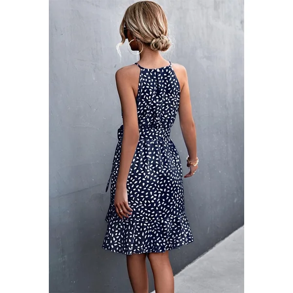 Robe Bohème Chic Bleu Marine – Antoinette