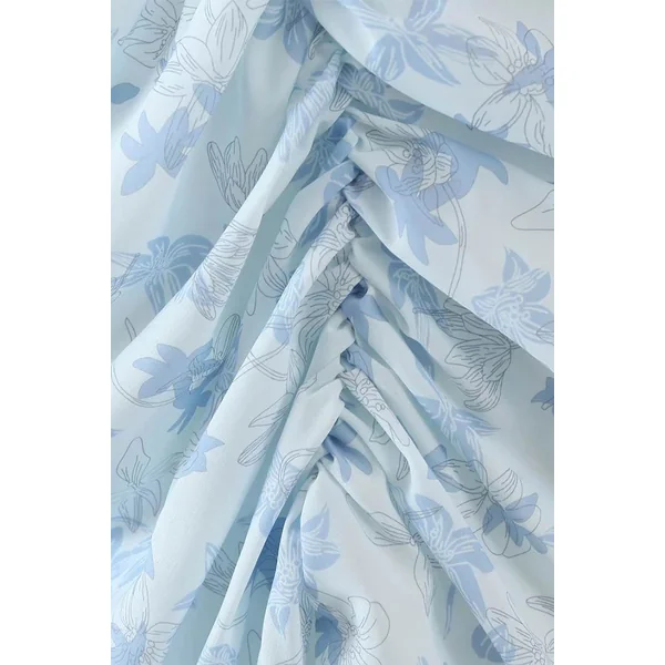 Robe Bohème Chic Bleue – Tula
