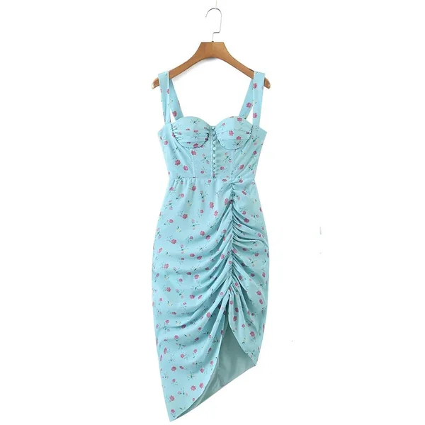 Robe Bohème Chic Bleue – Tula