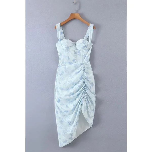 Robe Bohème Chic Bleue – Tula