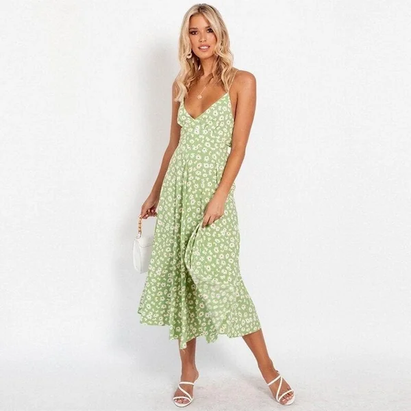Robe bohème chic imprimé Floral
