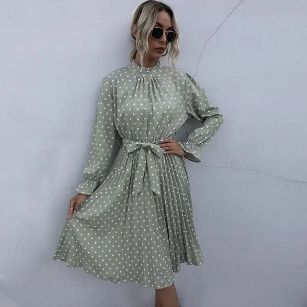 Robe Bohème Chic Imprimé Pois