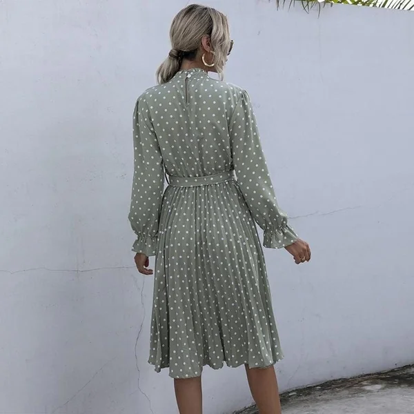Robe Bohème Chic Imprimé Pois