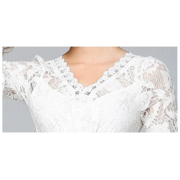 Robe Bohème Chic Longue Dentelle Blanche