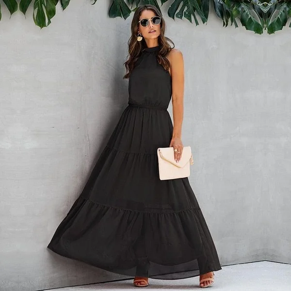 Robe Bohème Col Licou